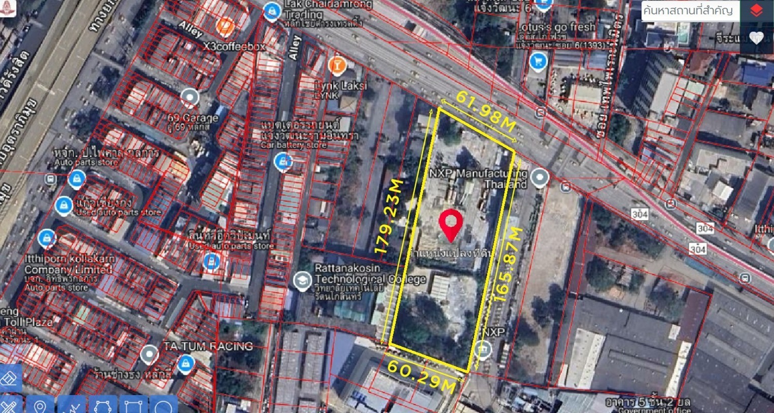 Freehold Land On Chaeng Watthana Road