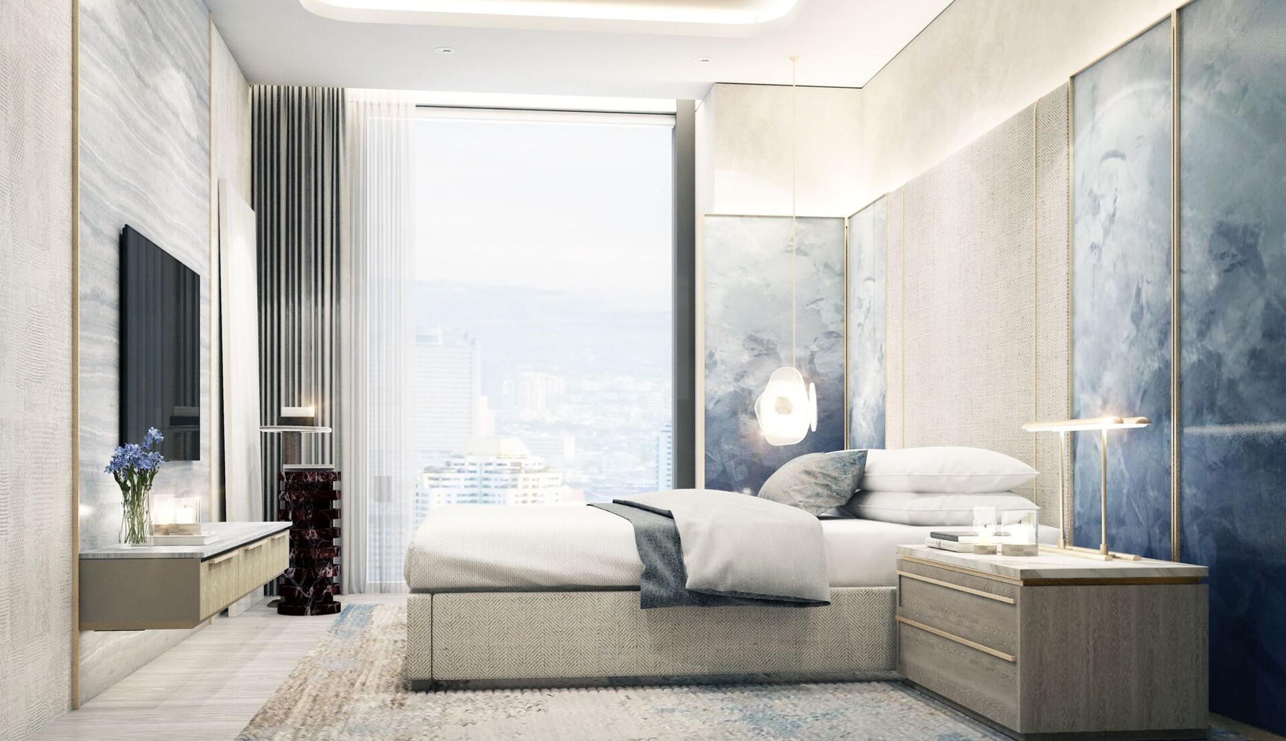 Curated visual reference: Fresh Look at Tonson One Residence Penthouse Simplex Bangkok