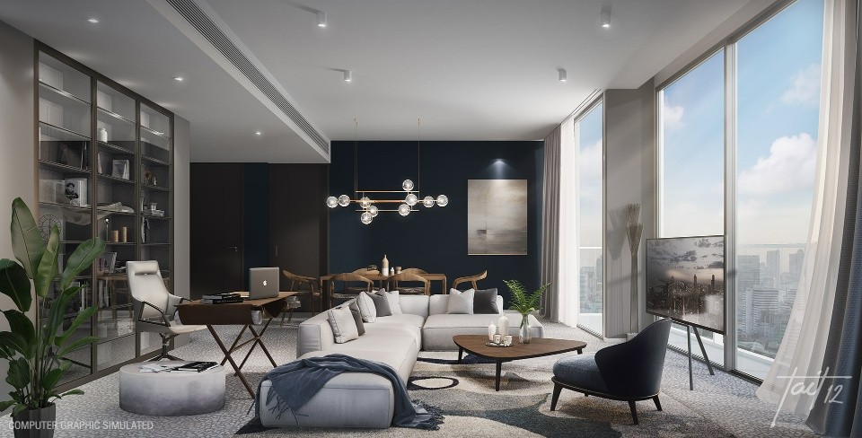 Tait Sathorn 12, 3-Bedroom,Bangkok